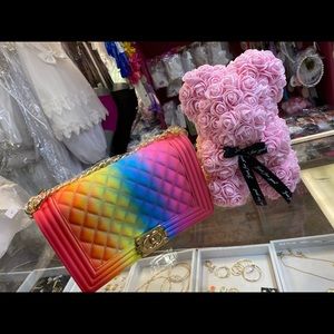 Purse hand bag jelly